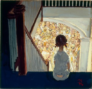 norman-rockwell_little_girl_looking_downstairs_at_Christmas_Party.jpg